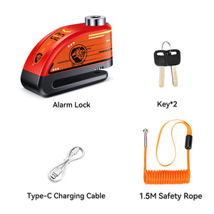 Bloque-disque moto Extractme avec alarme 120 dB rechargeable - vue 22