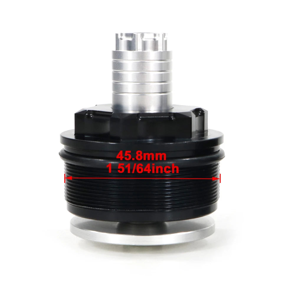 Caches de vis de précharge de fourche 49mm pour Harley-Davidson V-Rod, Dyna, Softail