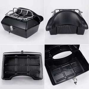 Top Case Arrière Moto 48L avec Dossier - Coffre de Rangement Universel Scooter - vue 5