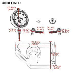 Outil de mesure du faux-rond pour Harley M8 - vue 6