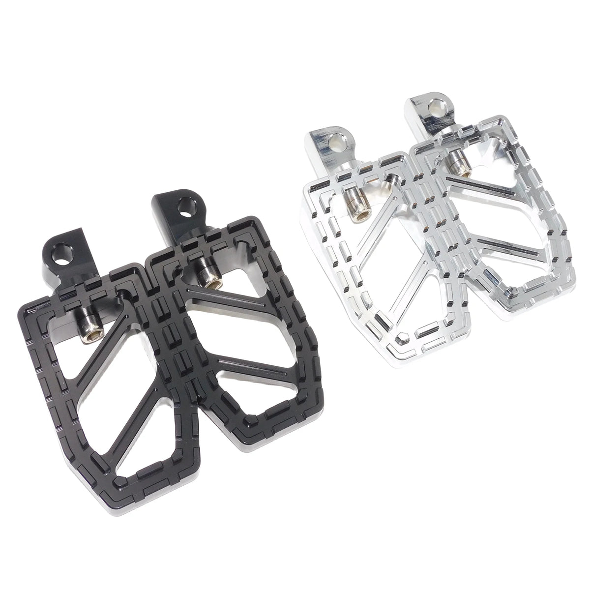 Repose-pieds et pontet de sélecteur antidérapants pour Harley-Davidson Softail, Dyna, Touring & Road King – photo 2/16