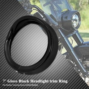 Cerclages de phare 7 pouces pour Harley Touring - vue 8