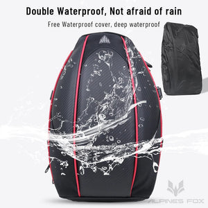 Sacoche de selle arrière noire imperméable pour moto - vue 4