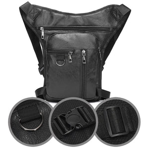 Sacoche de cuisse noire pour motard - vue 4