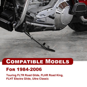 Béquille latérale 10 pouces pour Harley-Davidson Touring Road Glide, Road King, Electra Glide Ultra Classic 1984-2006 – photo 2/7