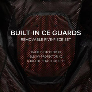 Blouson moto femme mesh respirant avec protections - vue - vue 5