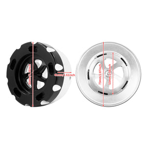 Silencieux d'échappement noir réglable pour moto Harley-Davidson Sportster - vue 6