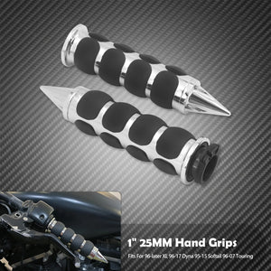 Poignées de guidon 25mm (1 pouce) en aluminium pour Harley-Davidson Touring, Softail, Sportster, Dyna – photo 11/18