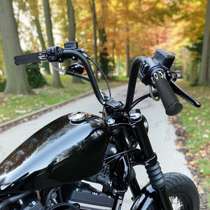 Poignées de guidon 1 po pour Harley Touring / Softail / Dyna / Sportster - vue 4
