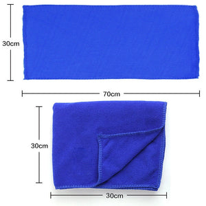 Lot de 5 Serviettes Microfibre Suédine pour Lavage Auto/Moto (30x30cm & 30x70cm) – photo 5/8