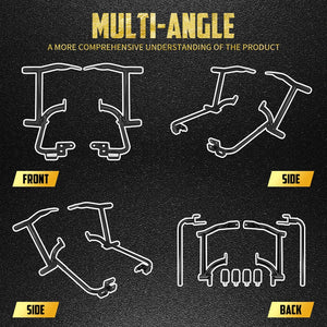 Support de protection arrière sur sacoche Harley Touring - vue 1