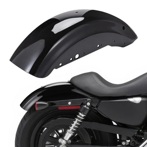 Garde-boue arrière moto ABS noir brillant pour Harley-Davidson Sportster - vue 1