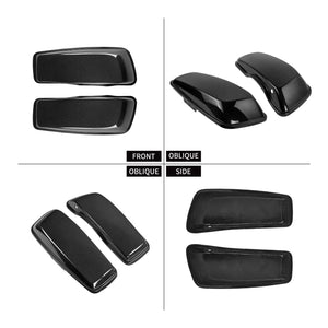 Couvercles de sacoches en fibre de carbone pour Harley-Davidson Touring - vue 5