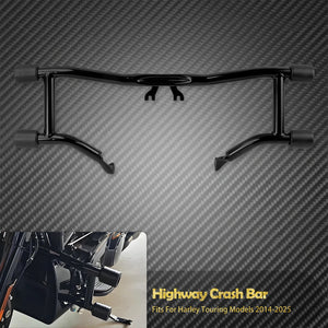 Barre de Protection Moteur avec Repose-Pieds Highway - Harley-Davidson Touring 2014-2025 – photo 7/7