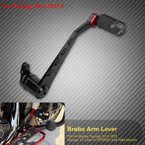 Levier de frein arrière (brake arm) en aluminium - Harley Touring Road King, Street Glide, Electra Glide, Ultra Limited, Trike 2008-2025 – photo 10/14