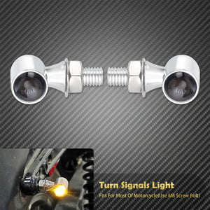 Clignotants LED mini homologués (E Mark) universels filetage M8 pour Harley-Davidson et motos custom – photo 9/10