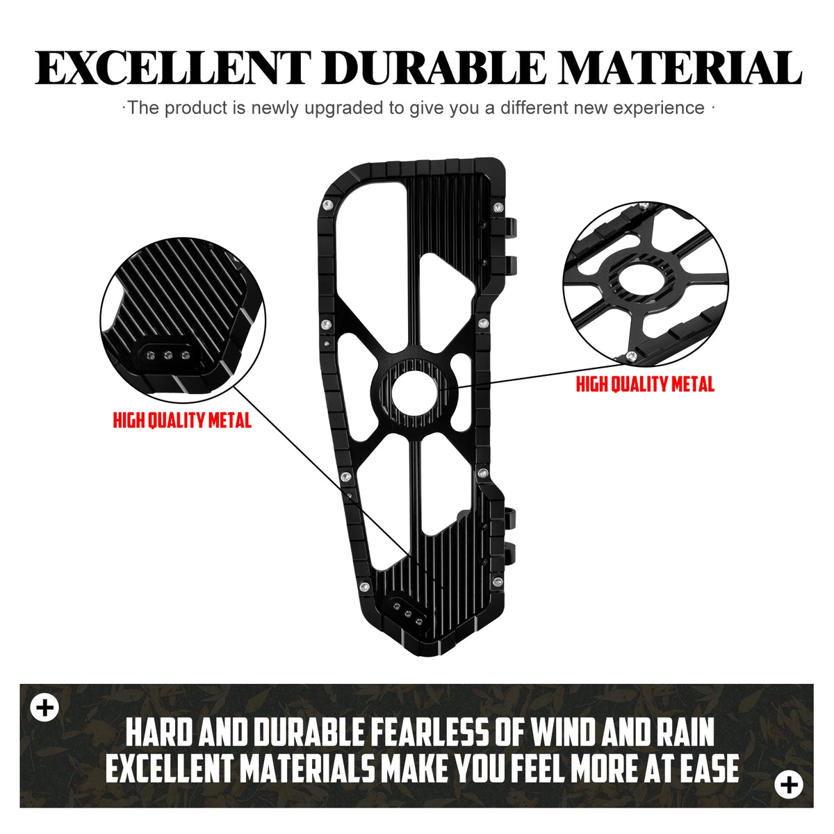 Repose-pieds plancher pilote en aluminium pour Harley-Davidson - vue 2