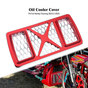 Grille de Protection Radiateur d'Huile en Aluminium CNC - Harley-Davidson Touring FLHTK 2023.5-2025 – photo 8/11