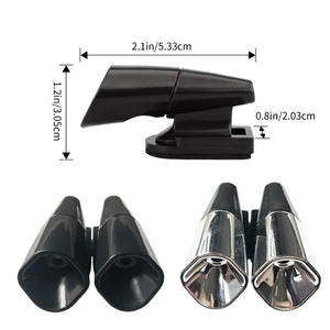 Sifflet noir anti-collision animaux fixé sur un véhicule - vue 5