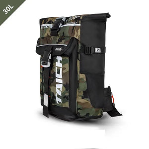 Sac à dos moto imperméable noir avec option éclairage LED - vue 8
