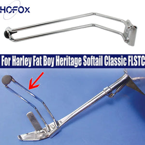Extension de Béquille Latérale Chromée - Harley-Davidson Fat Boy, Heritage Softail Classic FLSTC – photo 5/6