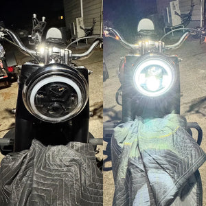 Phare LED 7 pouces pour Harley Softail - vue 5