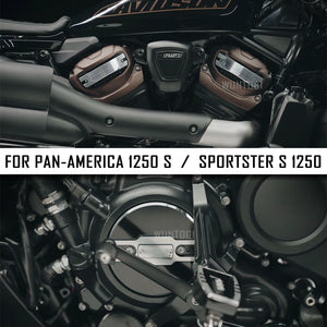 Accessoire décoratif en aluminium pour moto Harley-Davidson Pan America - vue 4