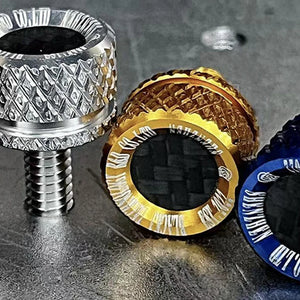Boulon de Selle à Déverrouillage Rapide Carbone CNC pour Harley Touring, Softail (Universel) – photo 6/12