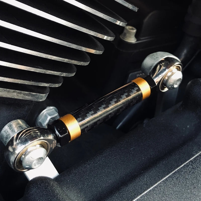 Tringlerie de Sélecteur en Fibre de Carbone pour Harley Touring et Softail – photo 4/14