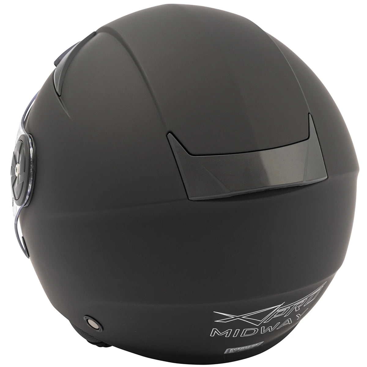 Casque jet moto avec écran intégral - vue de profil - vue 3
