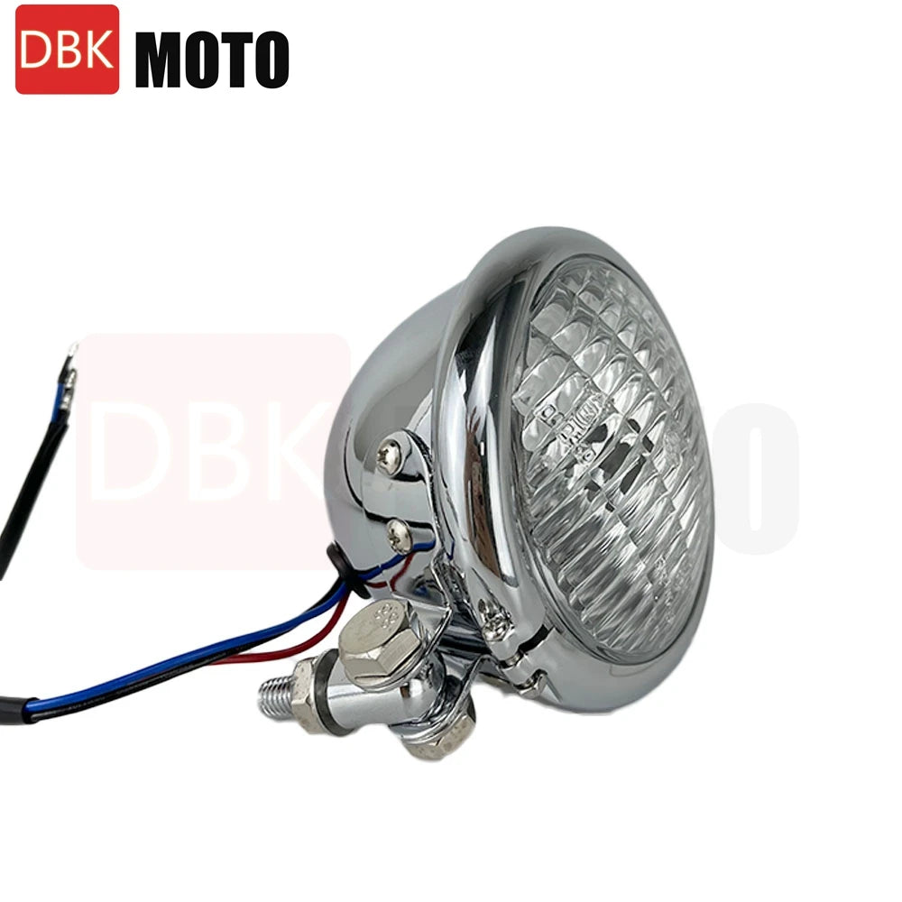 Phare rétro 4,5 pouces pour Harley chopper - vue 5