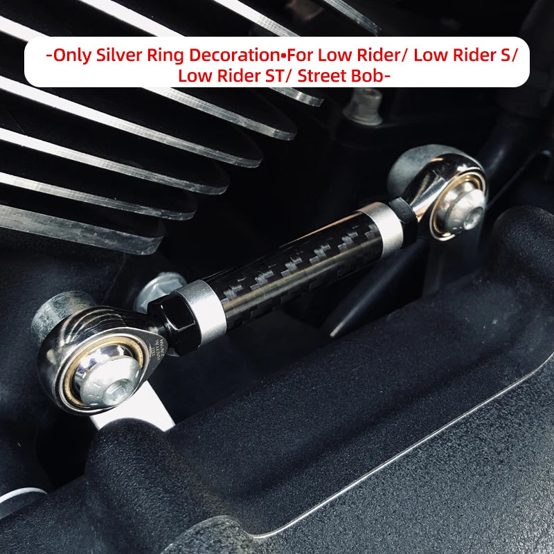 Tringlerie de Sélecteur en Fibre de Carbone pour Harley Touring et Softail – photo 10/14