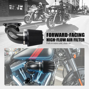 Kit admission haut débit carbone pour Harley Dyna et Softail - vue 4
