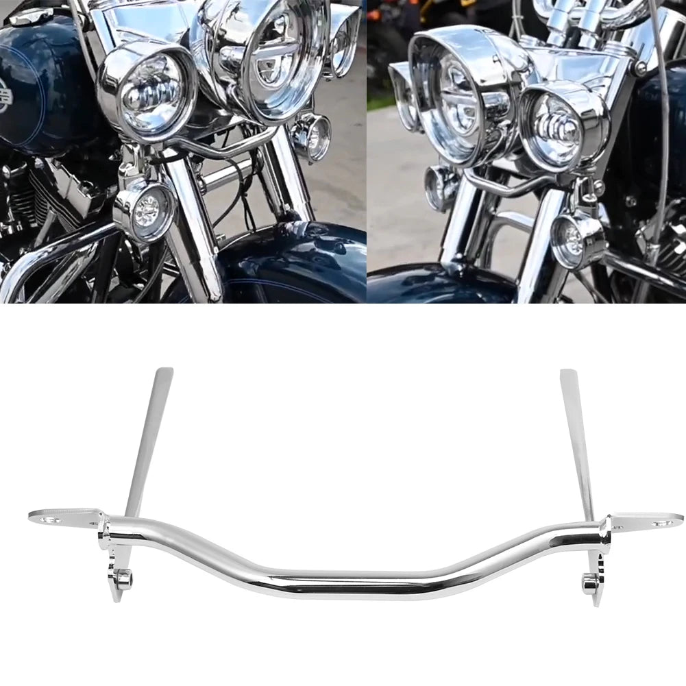 Barre de support de feux additionnels pour Harley Fat Boy - vue 1