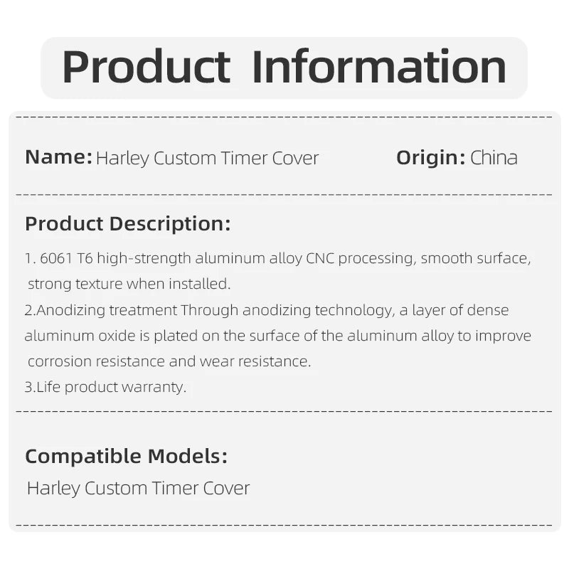 Caches Moteur Personnalisés (Derby / Timer / Embrayage) Aluminium - Harley-Davidson Softail & Road King – photo 5/11