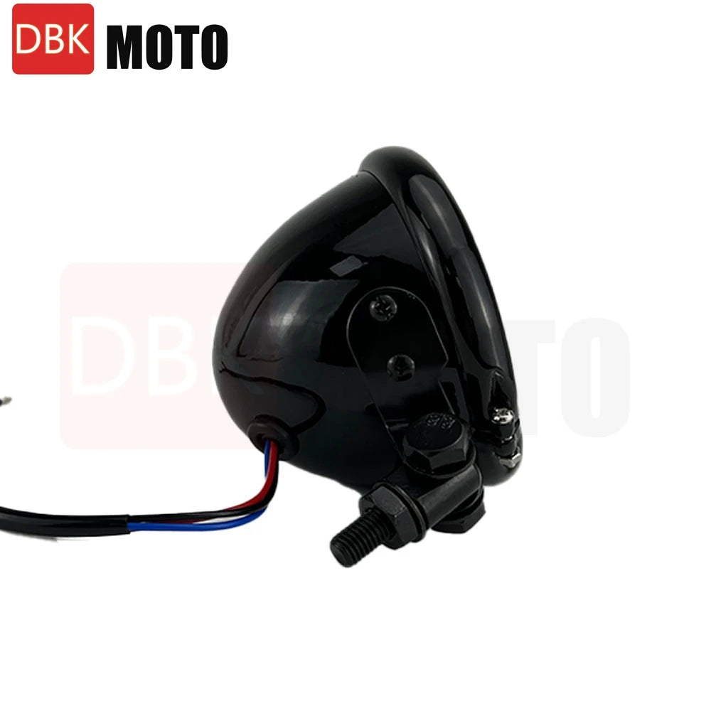 Phare rétro 4,5 pouces pour Harley chopper - vue 2