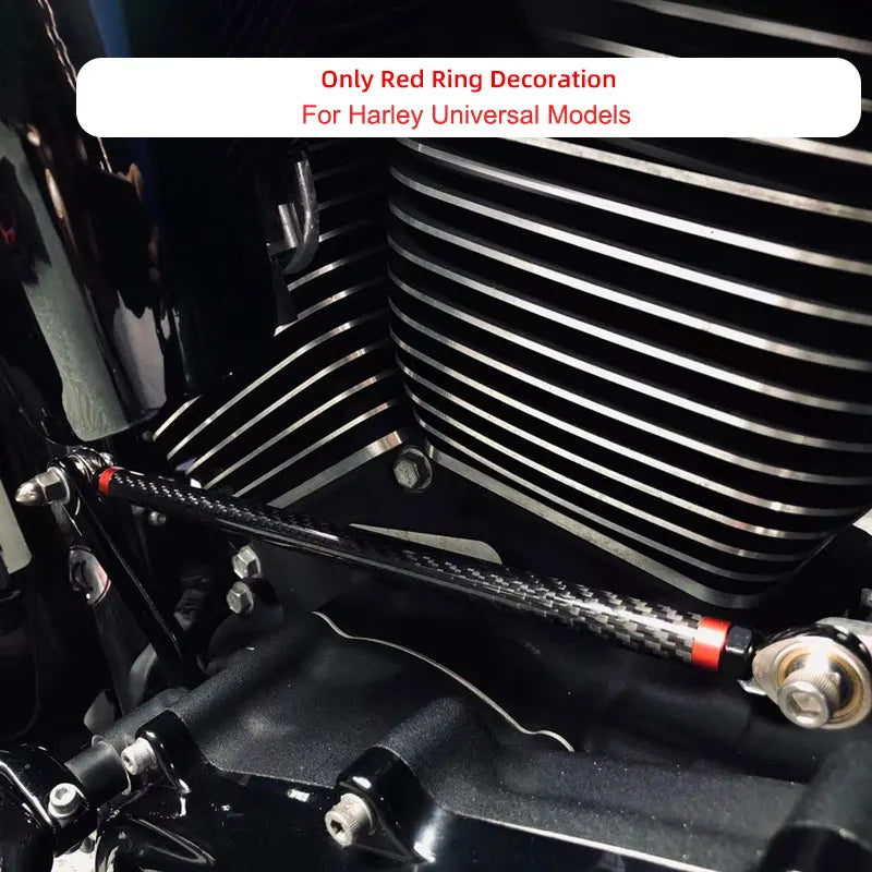 Tringlerie de Sélecteur en Fibre de Carbone pour Harley Touring et Softail – photo 12/14