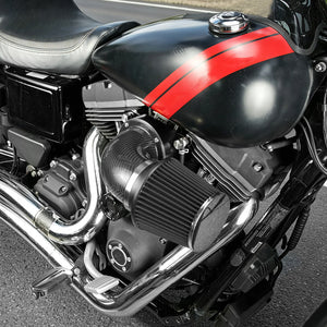 Kit admission haut débit carbone pour Harley Dyna et Softail - vue 2