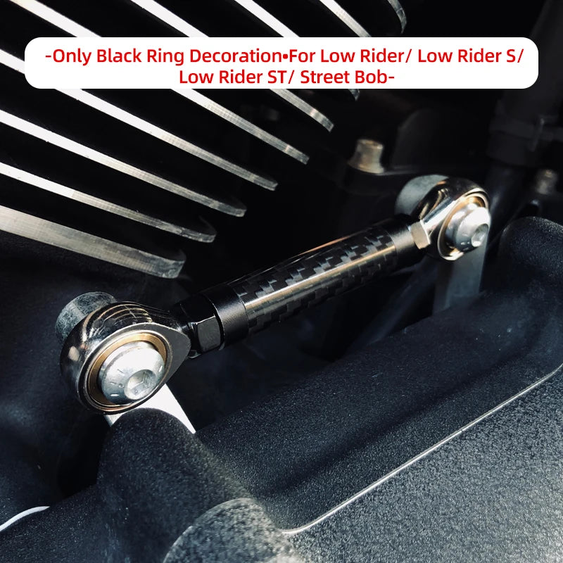 Tringlerie de Sélecteur en Fibre de Carbone pour Harley Touring et Softail – photo 9/14