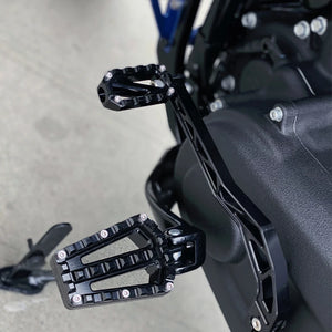 Repose-Pieds Larges (Floorboards) Combinés Conducteur/Passager - Harley-Davidson Softail Low Rider, Street Bob, Fat Bob, Sport Glide – photo 4/23