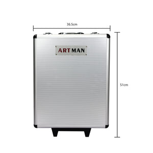 Coffret d'outils à main professionnel avec valise trolley en aluminium – photo 2/8