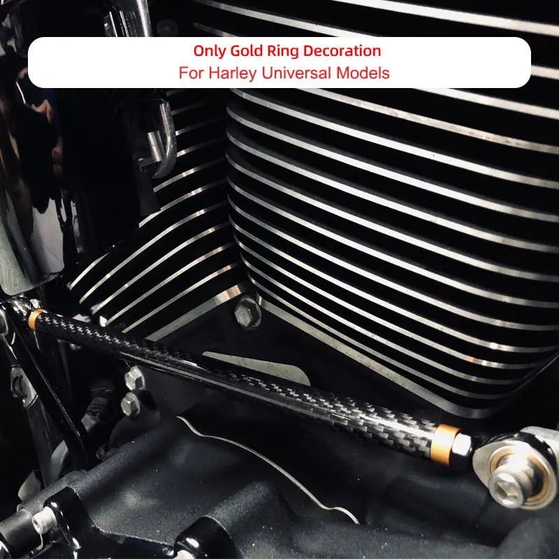 Tringlerie de Sélecteur en Fibre de Carbone pour Harley Touring et Softail – photo 11/14