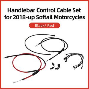 Kit Complet de Câbles de Commande Guidon (10 à 16 pouces) - Harley-Davidson Softail 2018 et plus récent – photo 1/15