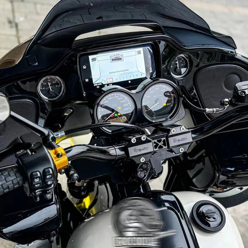 Coque de Compteurs Double CNC pour Harley Road Glide 2014-2023 – photo 4/24