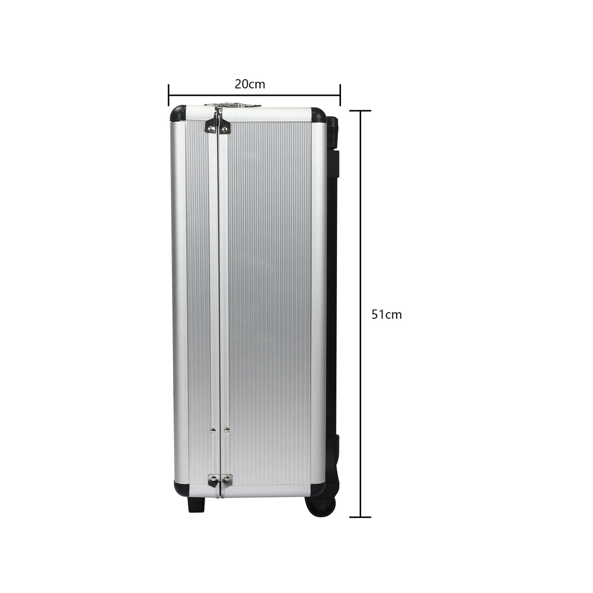 Coffret d'outils à main professionnel avec valise trolley en aluminium – photo 4/8
