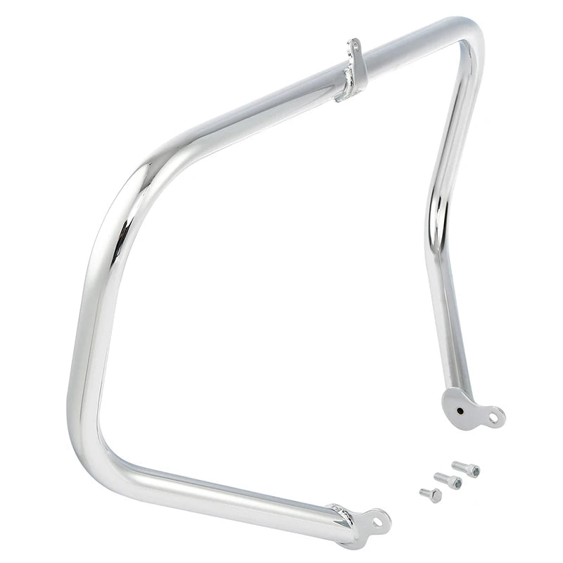 Barre de protection moteur noire sur Harley Touring - vue 6