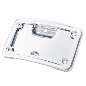 Support de plaque d'immatriculation chromé pour moto Harley-Davidson Softail - vue 4