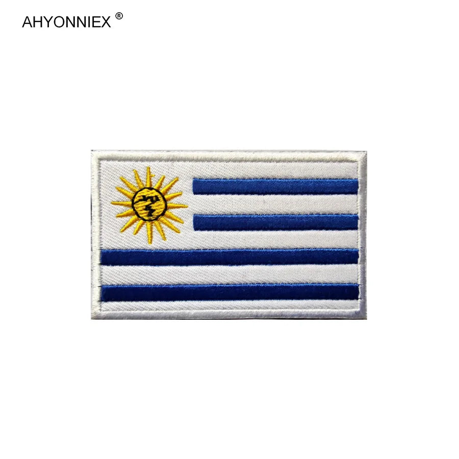 Écusson brodé drapeau de pays d'Amérique avec fixation velcro - vue 23