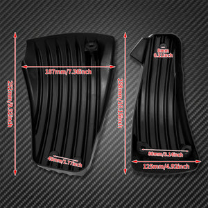 Caches latéraux de batterie ABS noir/chrome pour Harley-Davidson Softail Fat Bob, Breakout, Low Rider FXLR, FLSB 2018-2021 – photo 4/8