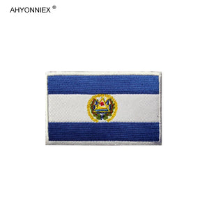 Écusson brodé drapeau de pays d'Amérique avec fixation velcro - vue 13
